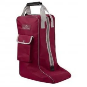 Equi-Theme Long Boot Bag Burgundy/Navy