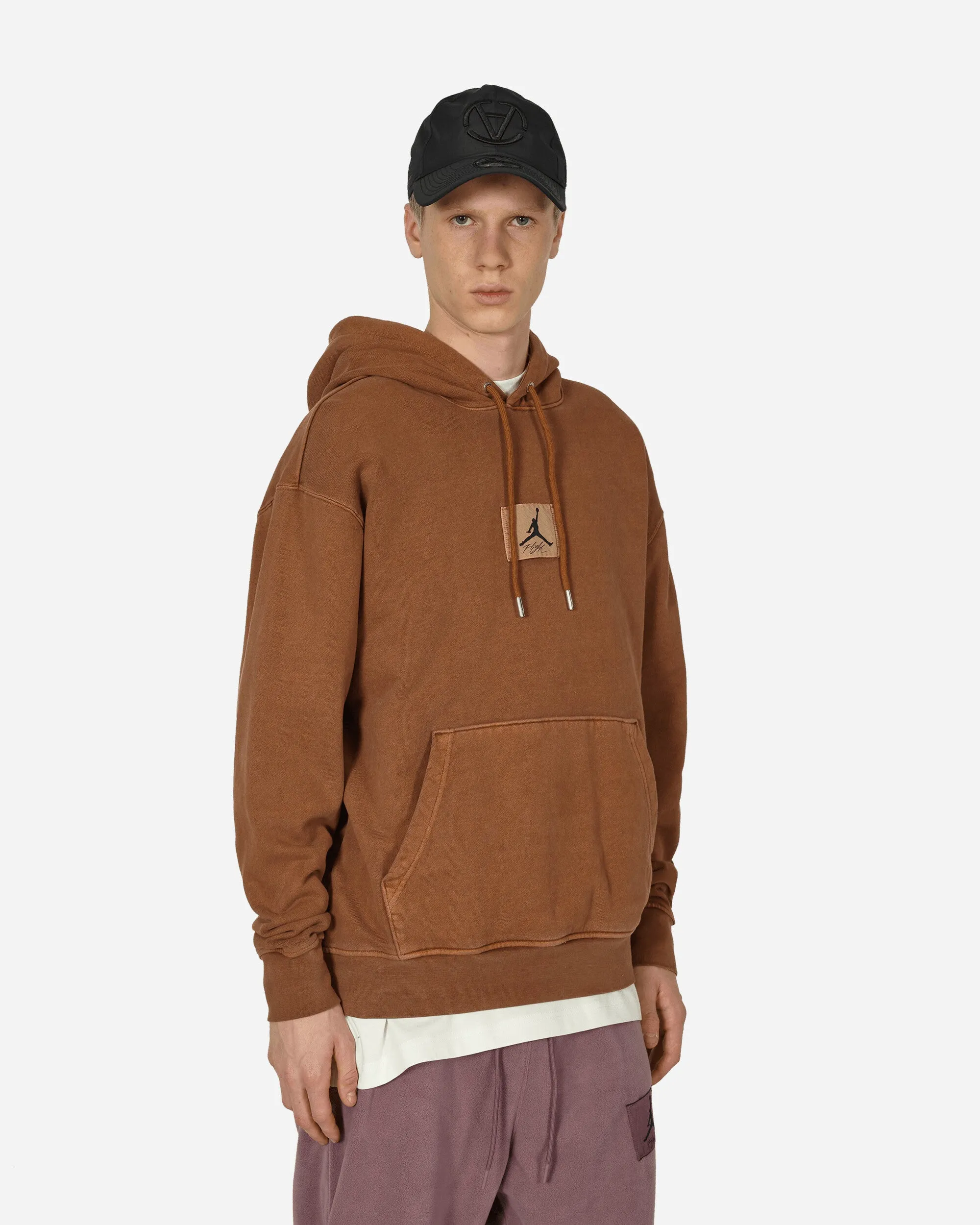 Faded Statement Fleece Hooded Sweatshirt Light British Tan