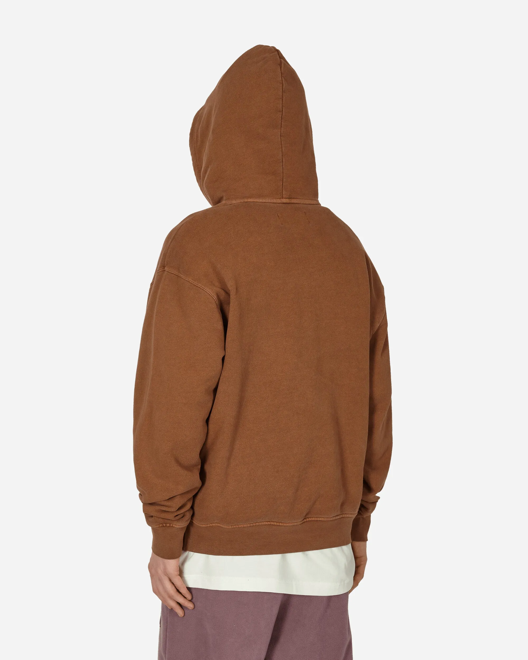 Faded Statement Fleece Hooded Sweatshirt Light British Tan