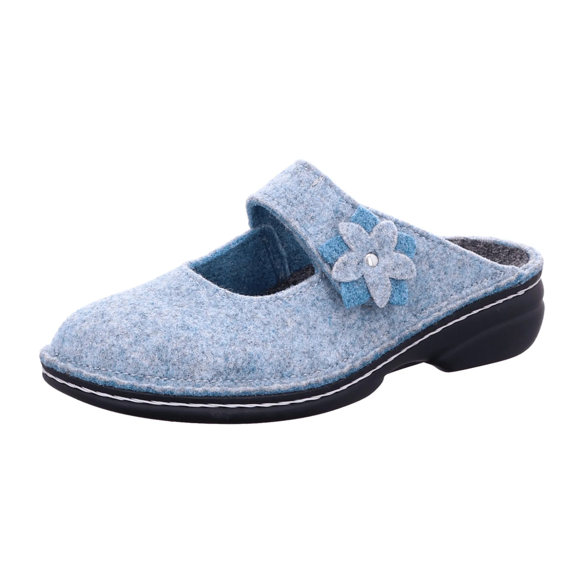 Finn Comfort Arlberg Women's Comfortable Slipper, Blue 482214