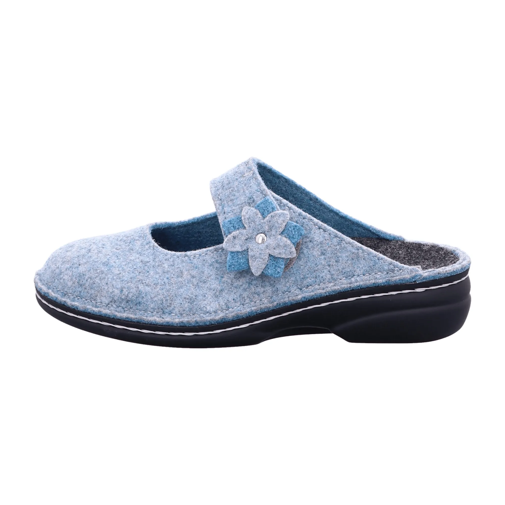 Finn Comfort Arlberg Women's Comfortable Slipper, Blue 482214