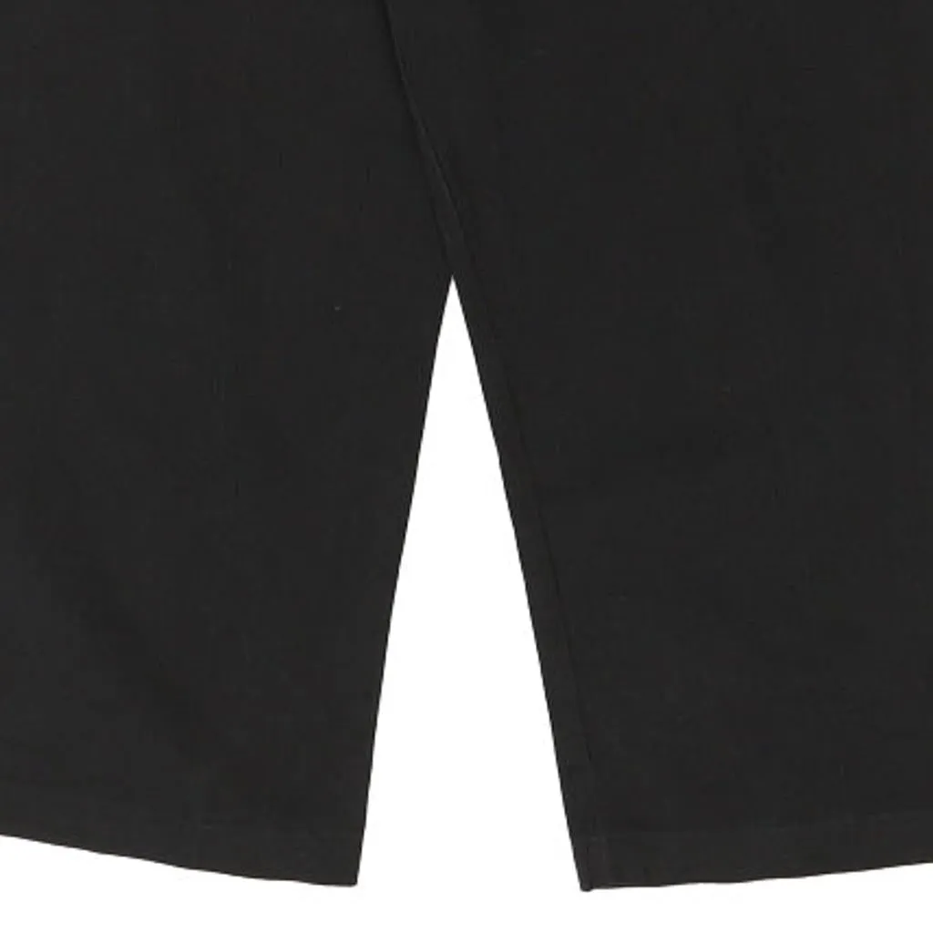 Flex Dickies Trousers - 36W 30L Black Cotton Blend