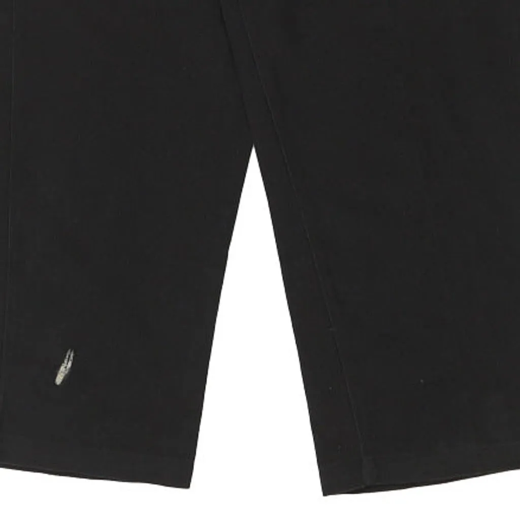 Flex Dickies Trousers - 36W 30L Black Cotton Blend