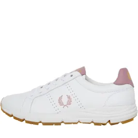 Fred Perry B723 Leather Trainers White