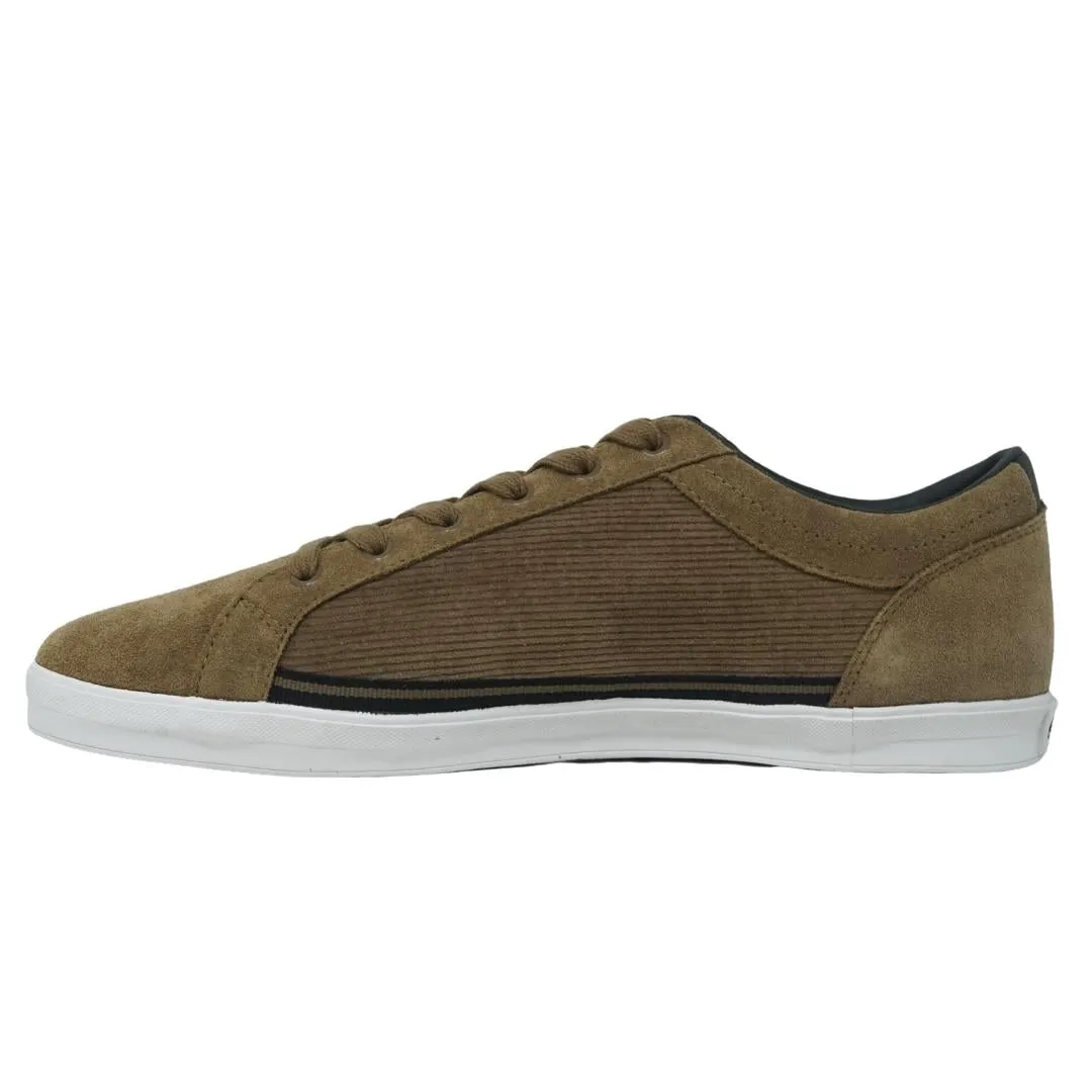 Fred Perry Baseline Tipped Corduroy Bark Trainers