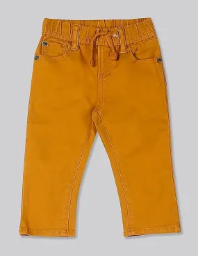 GAP Boys Yellow Slim Jeans With FantastiFlex