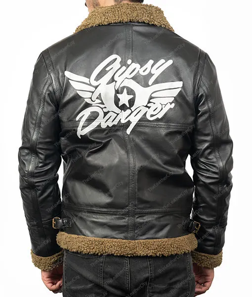 Gipsy Danger Pacific Rim Ranger Black Leather Jacket | TLC