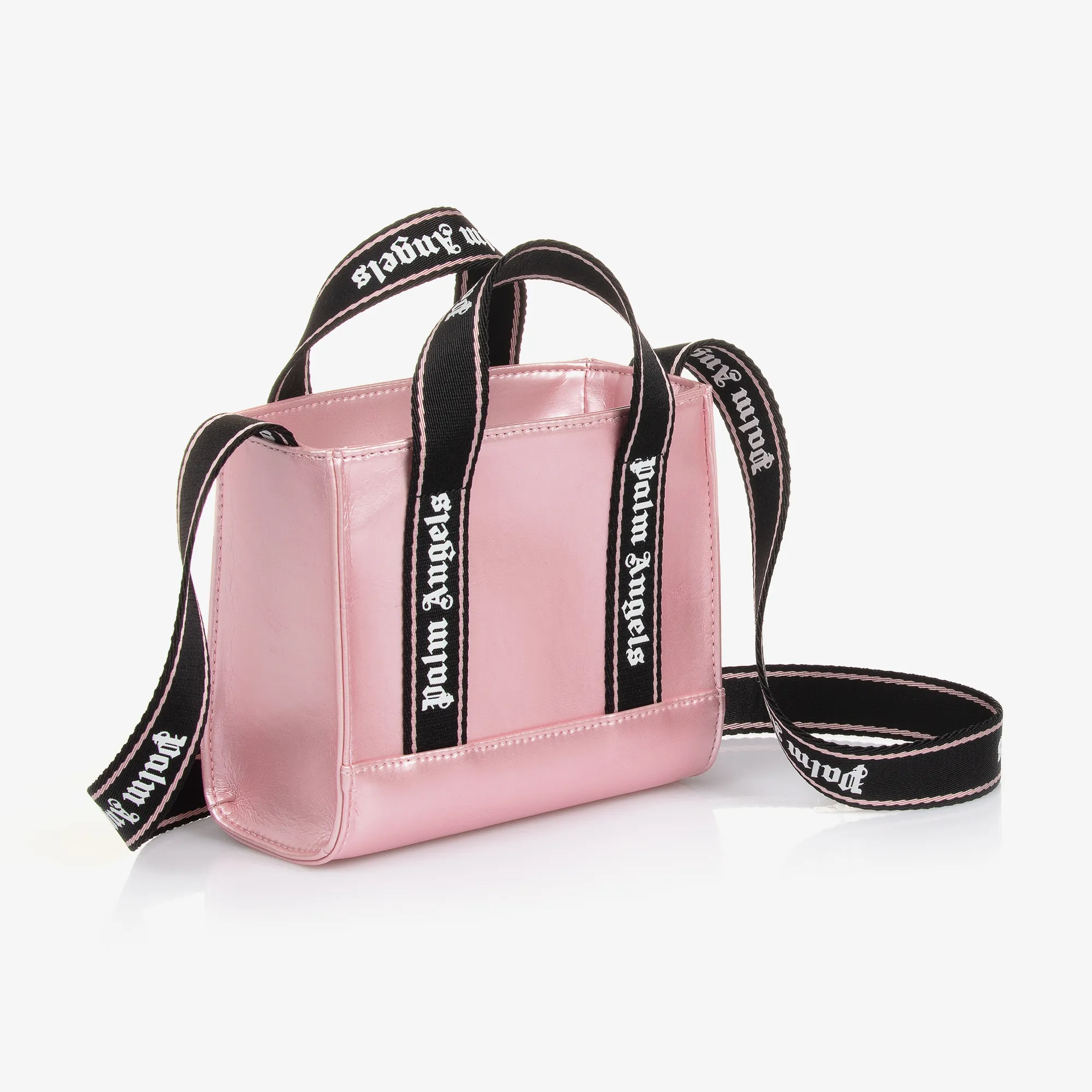 Girls Metallic Pink Shoulder Bag (16cm)