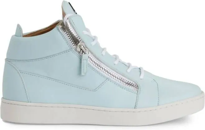 Giuseppe Zanotti Frankie logo-plaque sneakers Blue