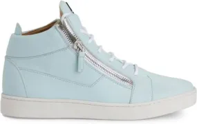 Giuseppe Zanotti Frankie logo-plaque sneakers Blue