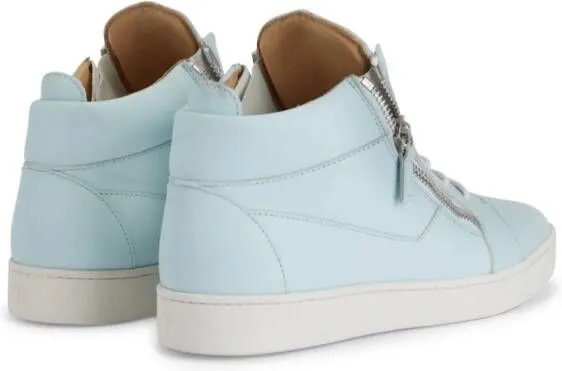 Giuseppe Zanotti Frankie logo-plaque sneakers Blue