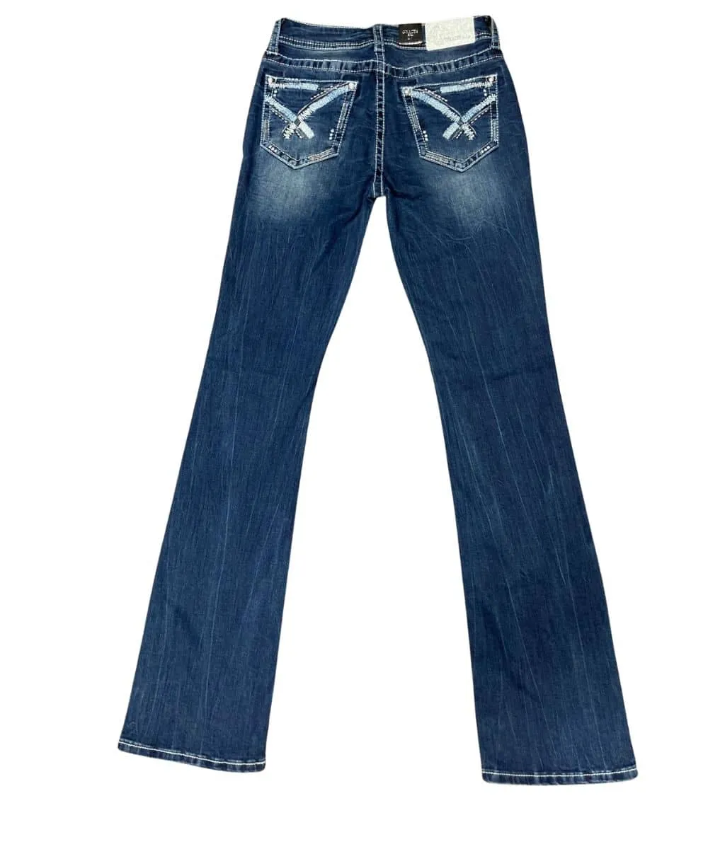 Grace In LA Women's Boot Cut Jean