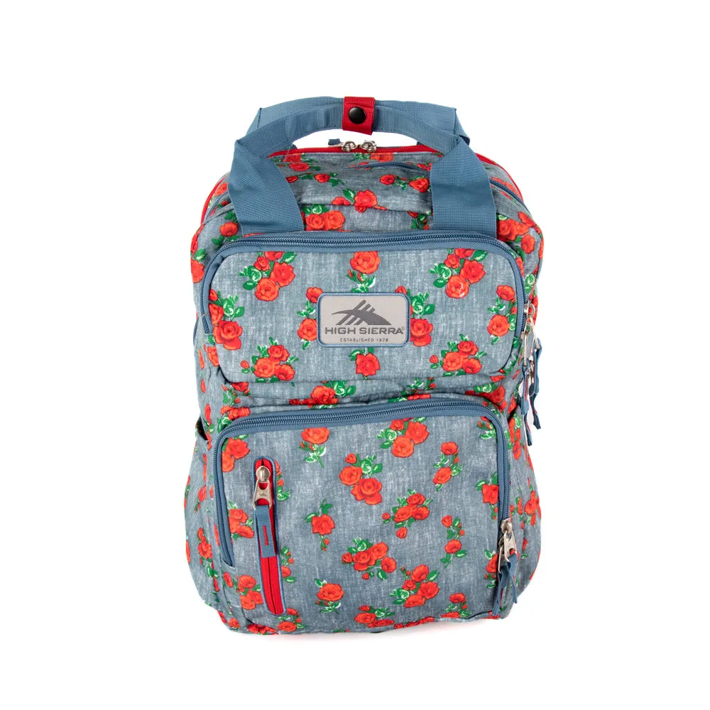 High Sierra Mindie Backpack Denim Rose/Graphblue/Crimson