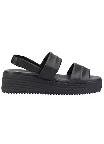 Hush Puppies Ladies Black Rachel Platform Sandals | Grattan