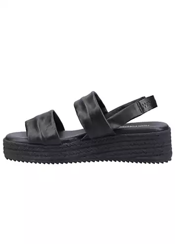 Hush Puppies Ladies Black Rachel Platform Sandals | Grattan