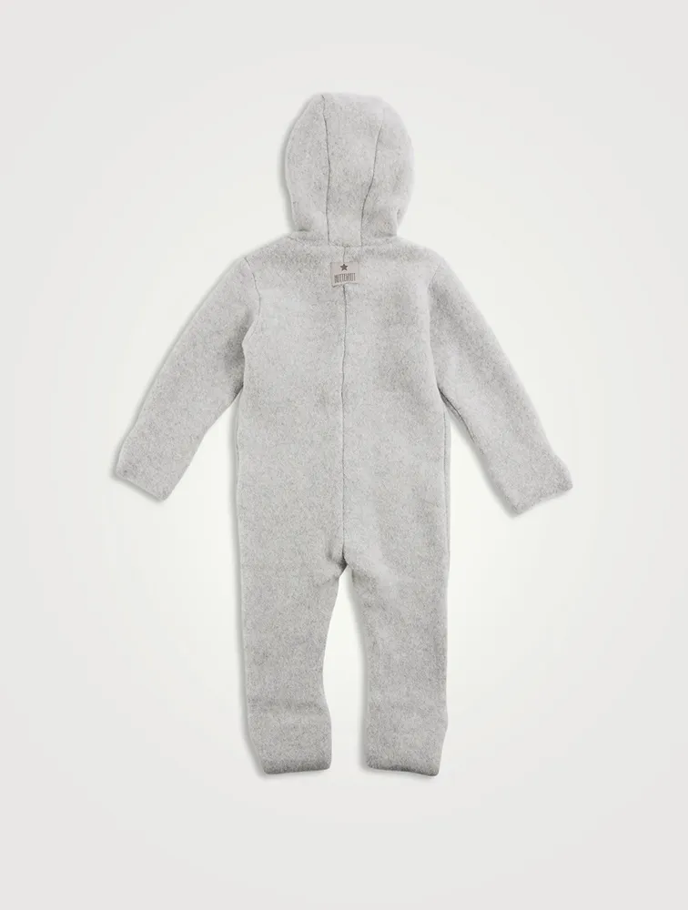 HUTTELIHUT Allie Wool Fleece Hooded Coverall With Ears