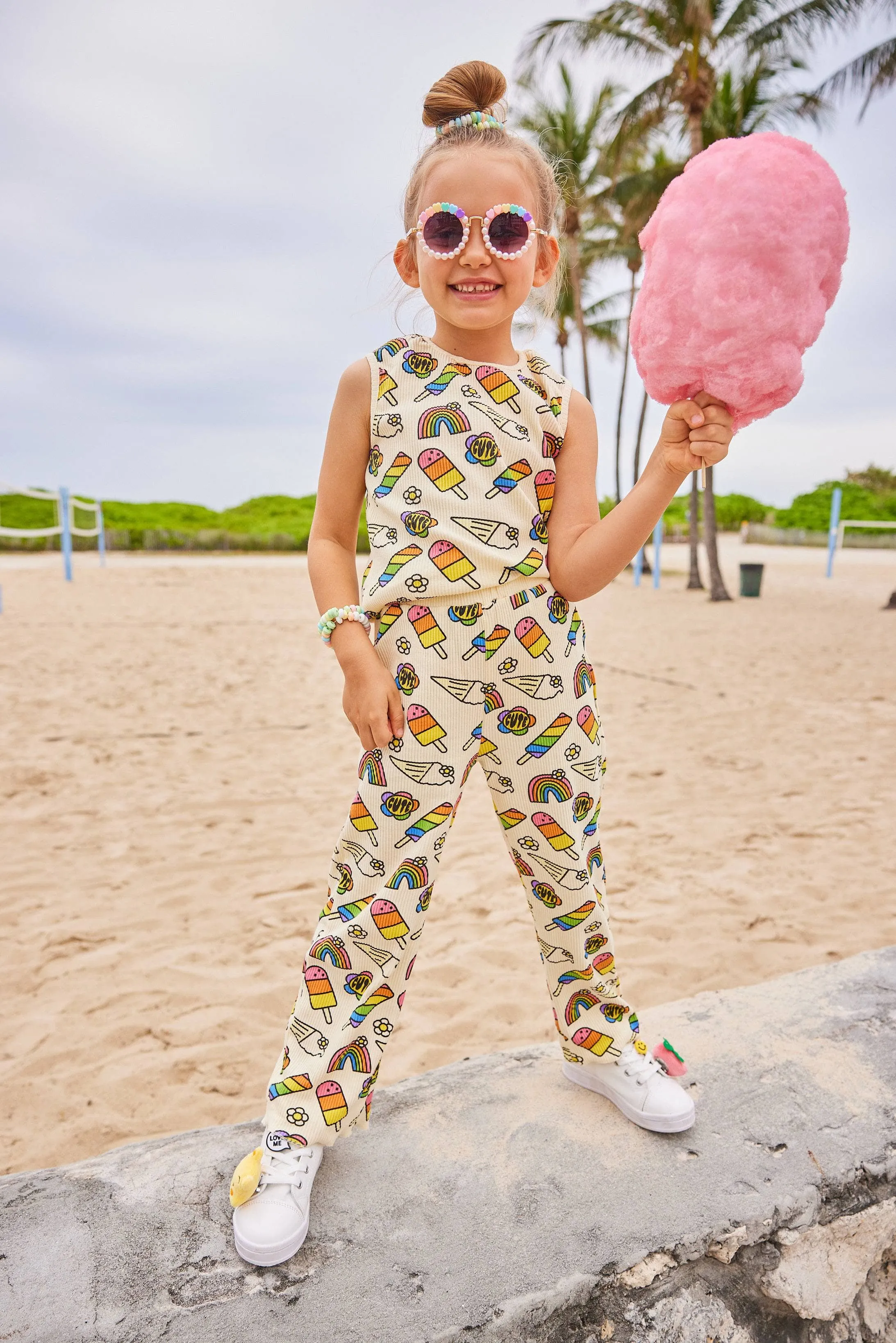 Ice Cream Ruffle Tank Set