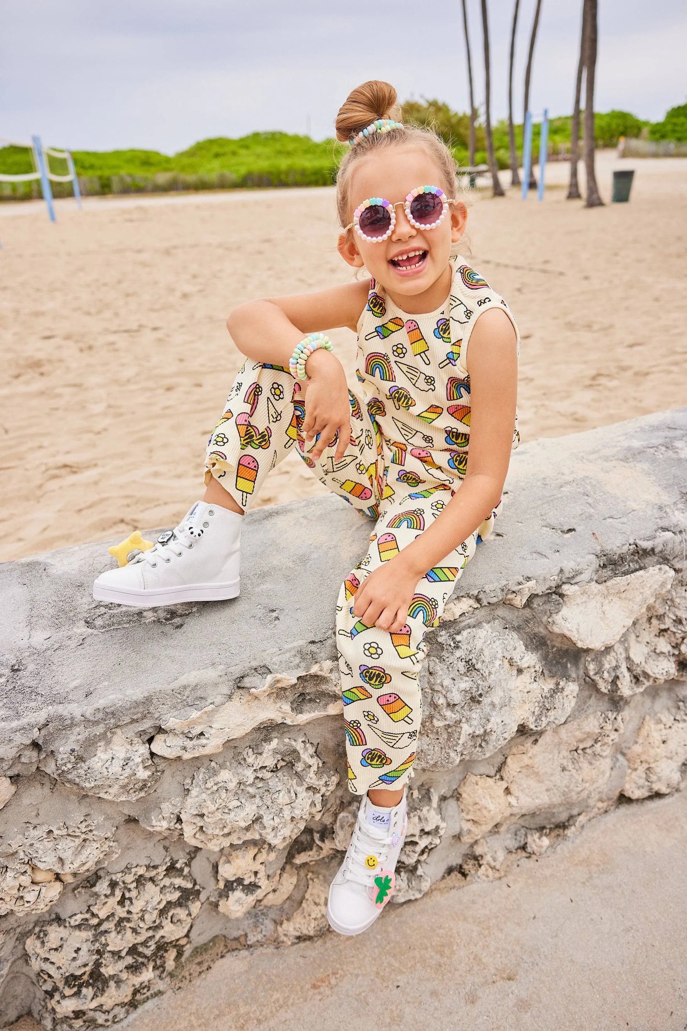 Ice Cream Ruffle Tank Set