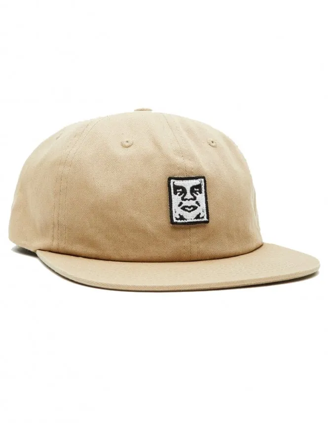 Icon Patch Panel Hat - Khaki