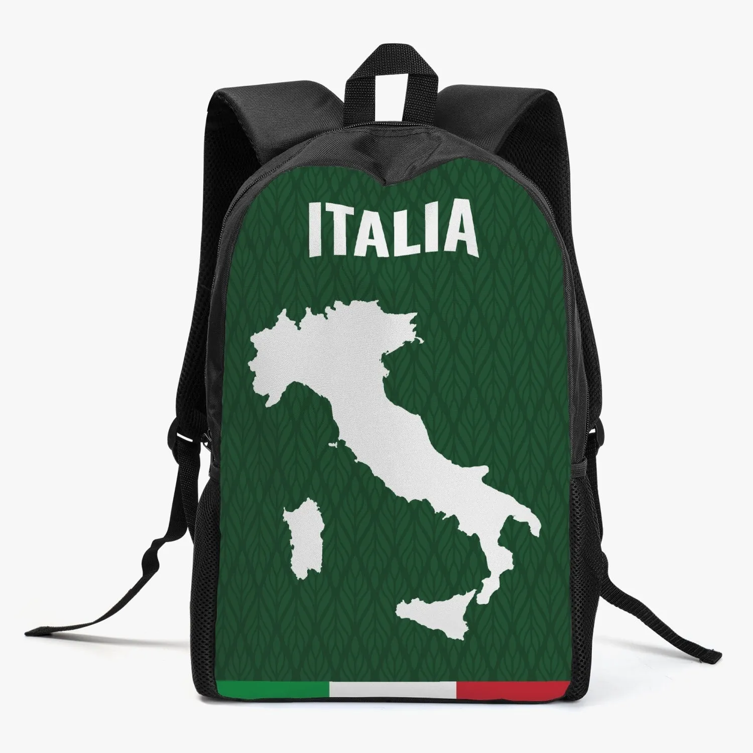 Italy School Backpack Green