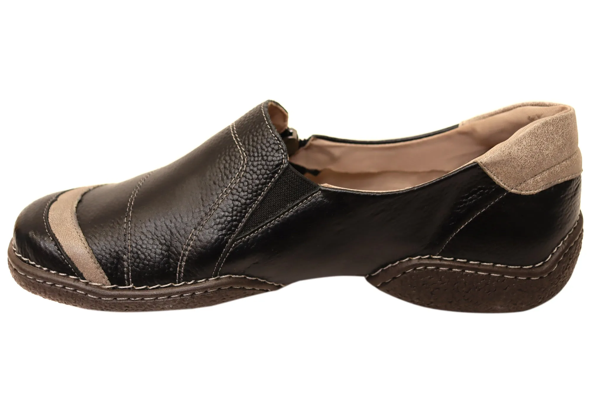 J Gean Norma Womens Comfortable Leather Shoes Made In Brazil