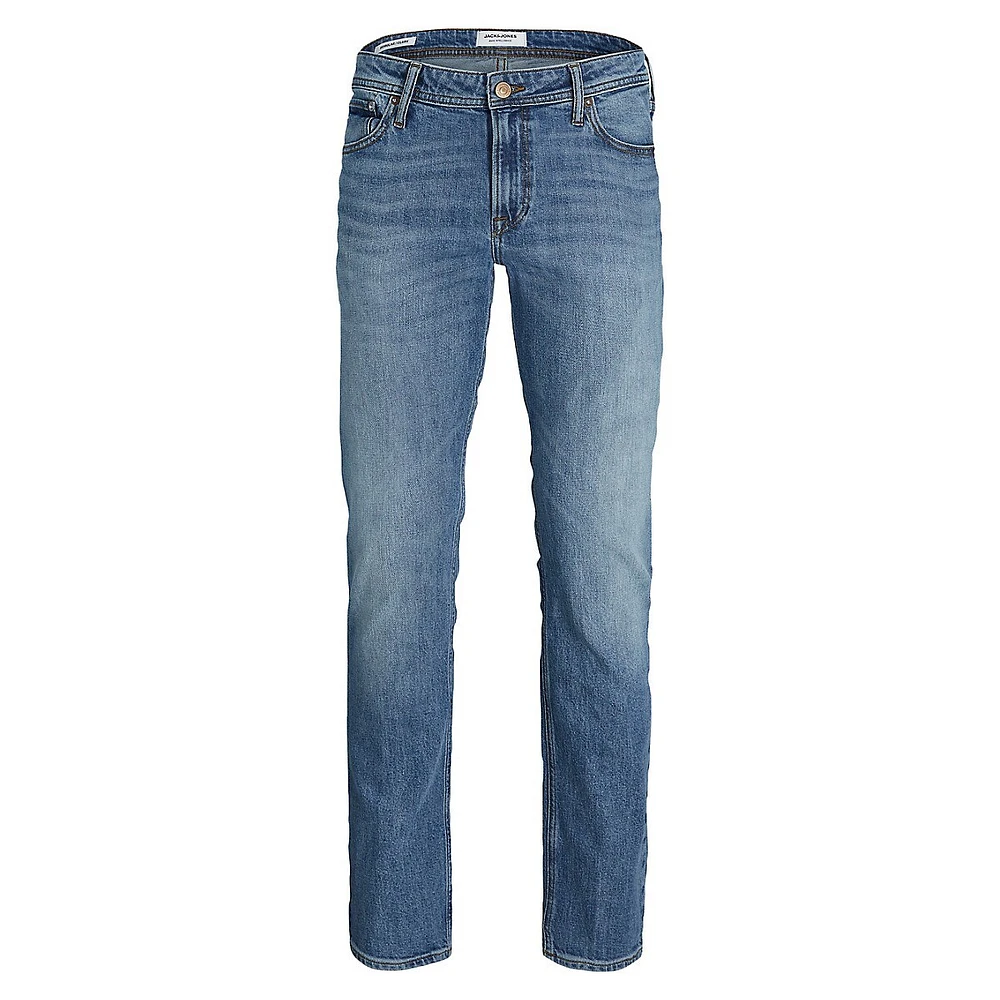 Jack & Jones Clark Regular-Fit Stonewashed Jeans