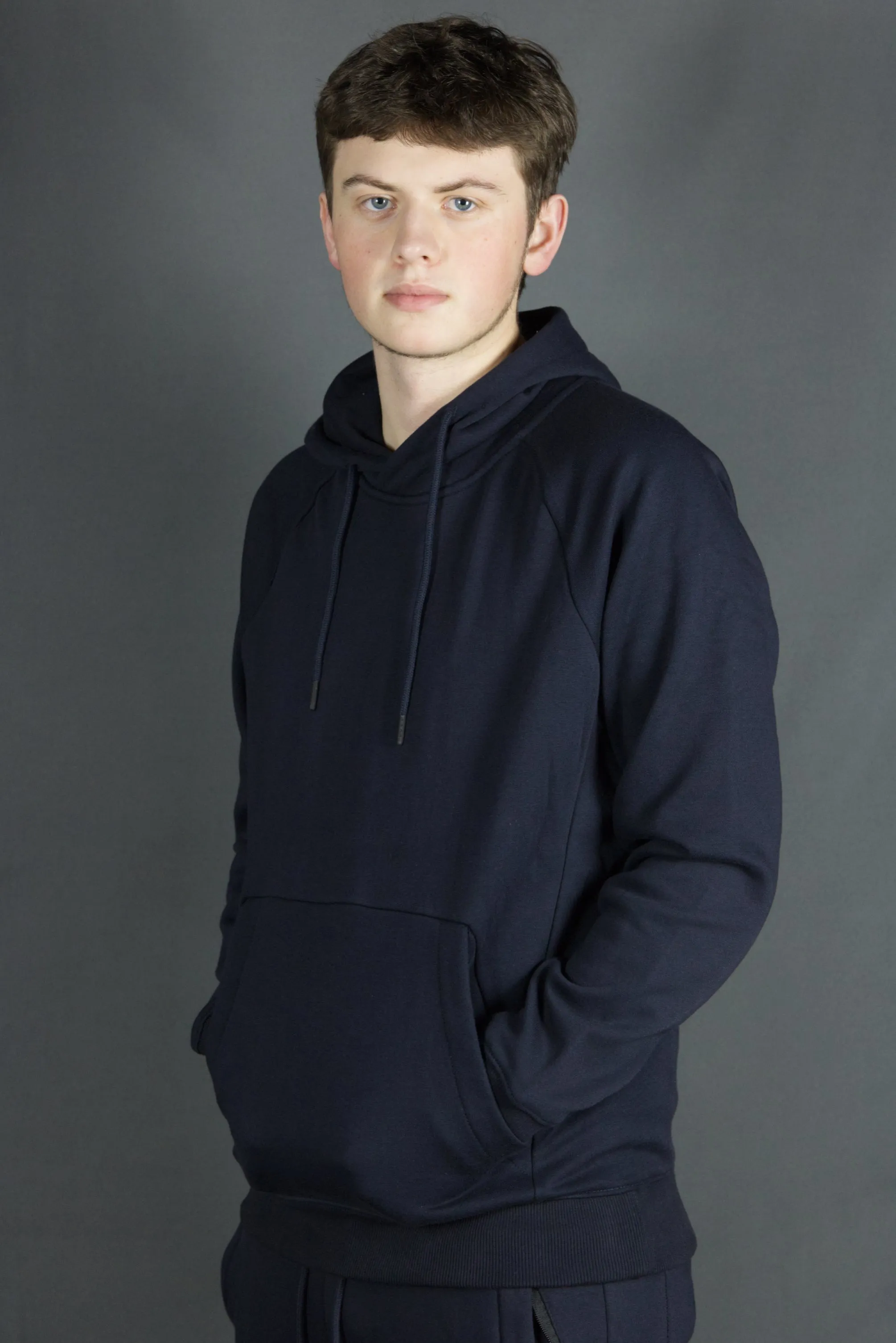 Jordan Craig Navy Blue Hoodie | Basic Fleece Hoodie | Navy Blue Pullover Hoodie