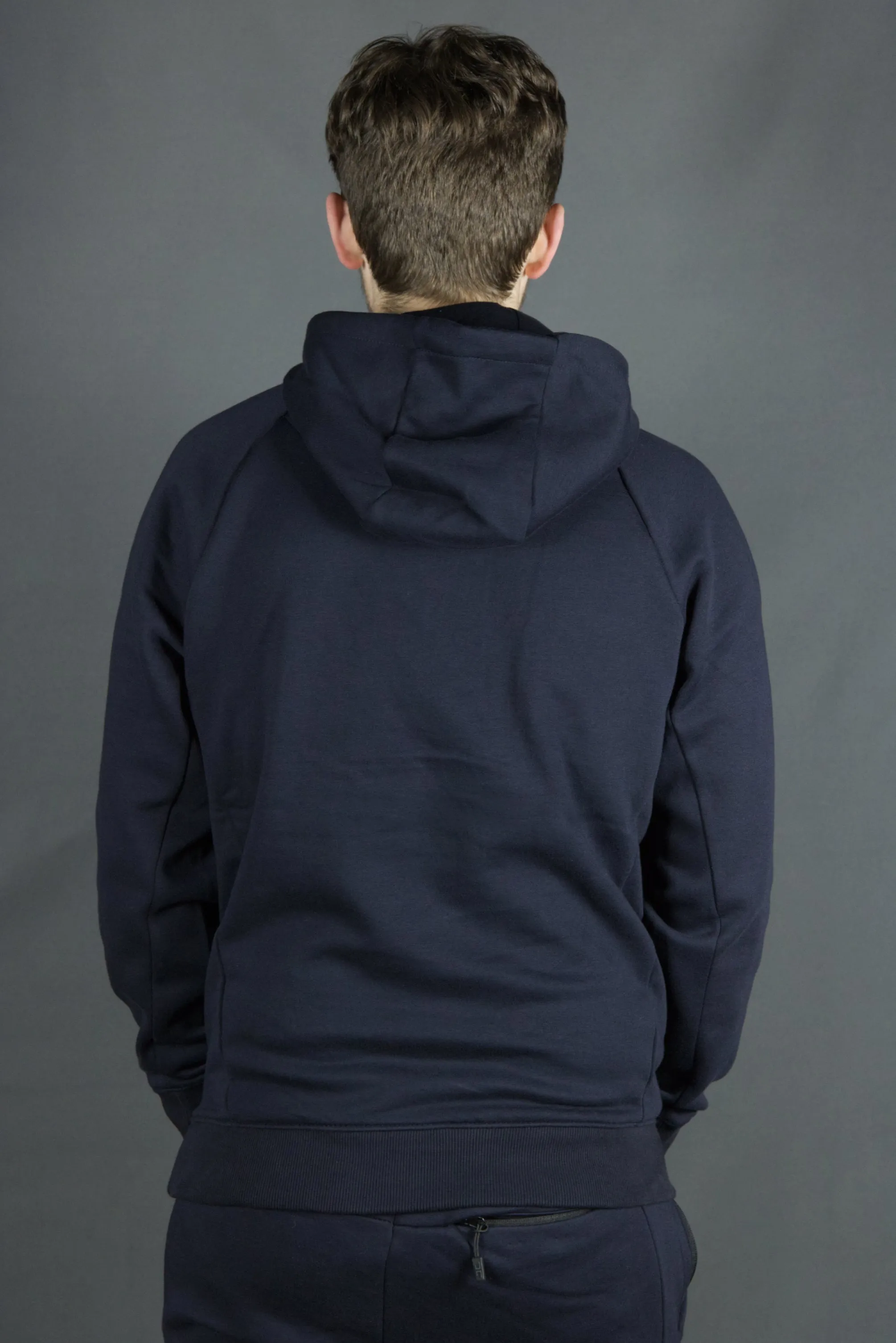 Jordan Craig Navy Blue Hoodie | Basic Fleece Hoodie | Navy Blue Pullover Hoodie