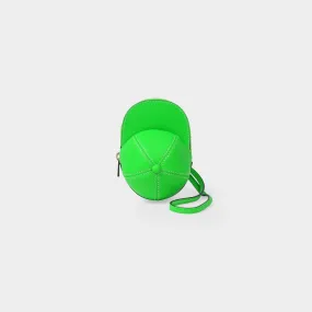 J.W. Anderson  Nano Cap Bag in Green Leather