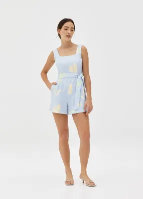 Katalia Square Neck Romper in Springday Dream