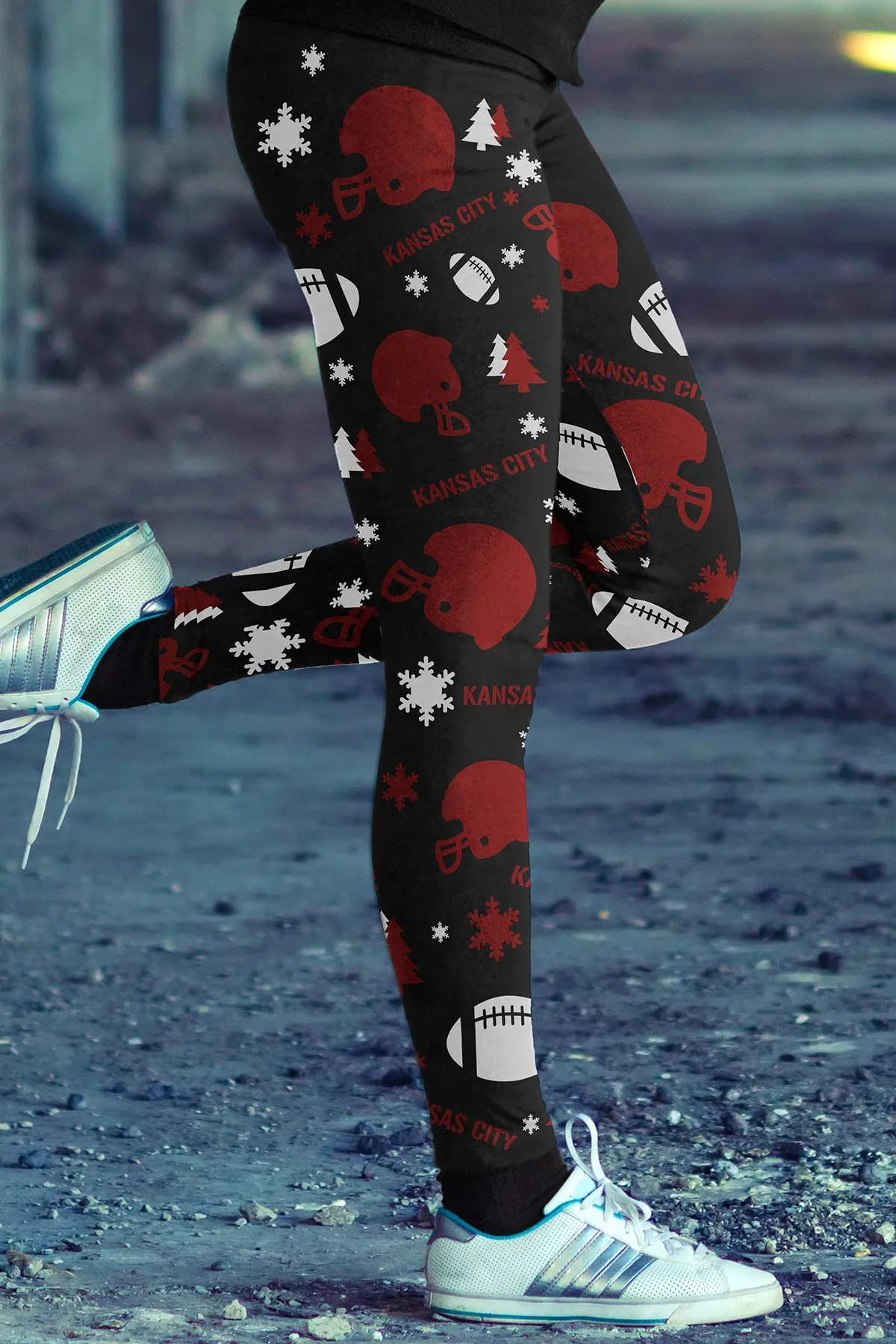 KC Christmas FB Leggings