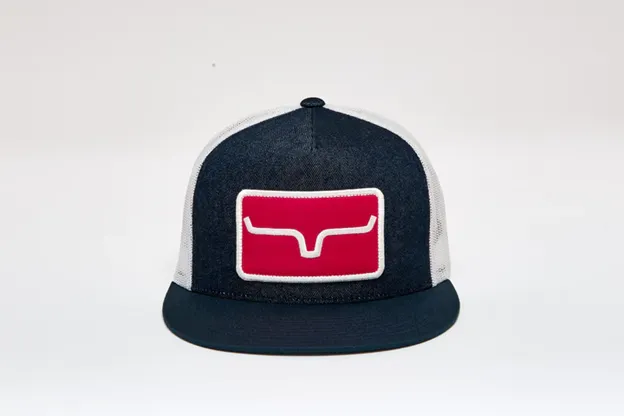 Kimes Ranch Denim Banner Ventilated Hat