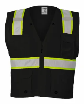 Kishigo B100-107 Mesh Enhanced Visibility Multi-Pocket Vest