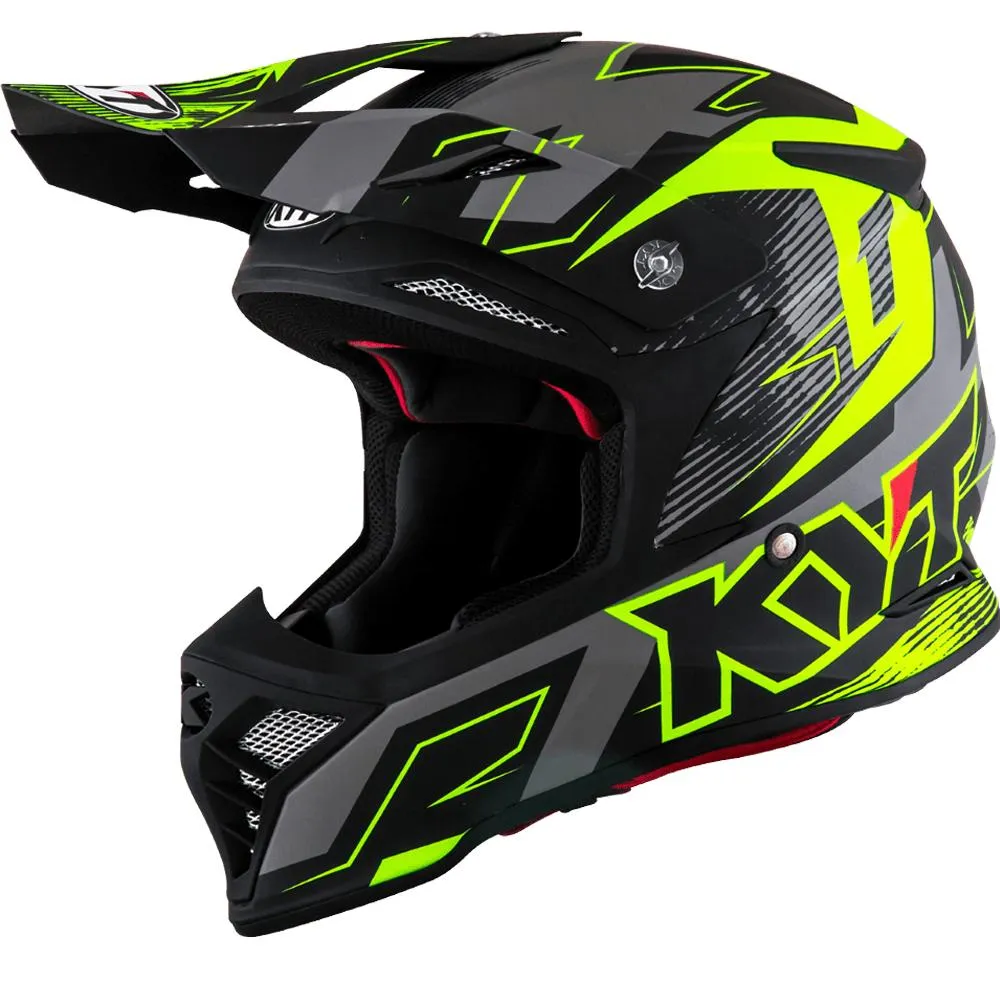 KYT - Skyhawk Digger Black/Yellow Helmet