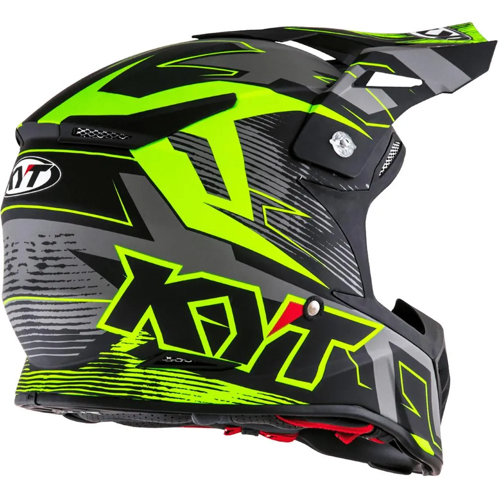 KYT - Skyhawk Digger Black/Yellow Helmet