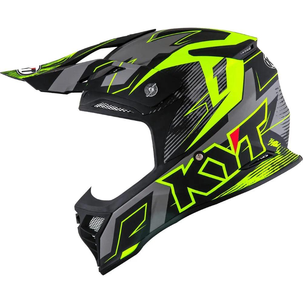 KYT - Skyhawk Digger Black/Yellow Helmet