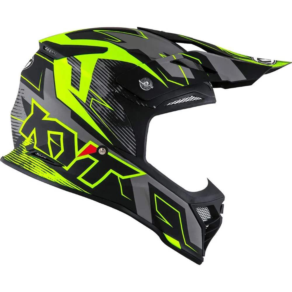 KYT - Skyhawk Digger Black/Yellow Helmet