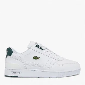 Lacoste Junior T-Clip Trainers White/Dark Green