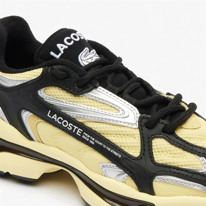 Lacoste Womens L003 2K24 Trainers Yellow/Black