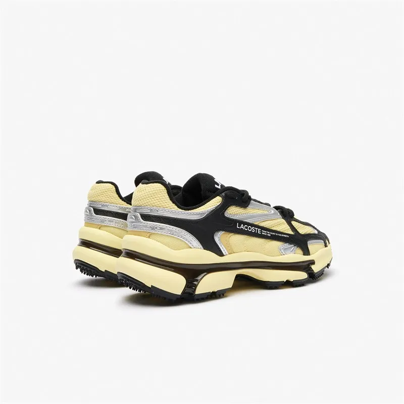 Lacoste Womens L003 2K24 Trainers Yellow/Black