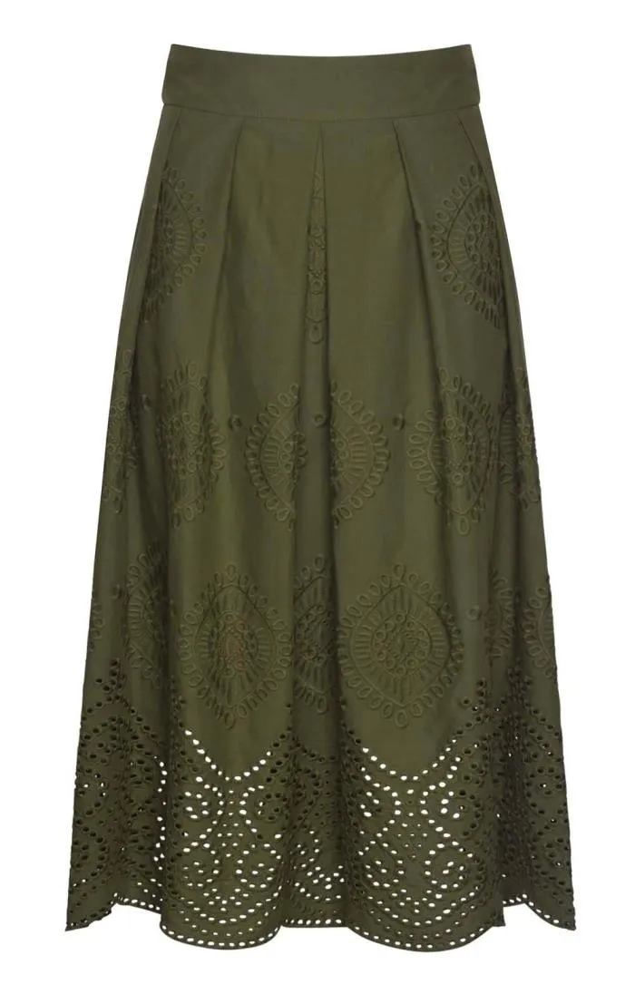 Ladies Jodie Embroidered Skirt