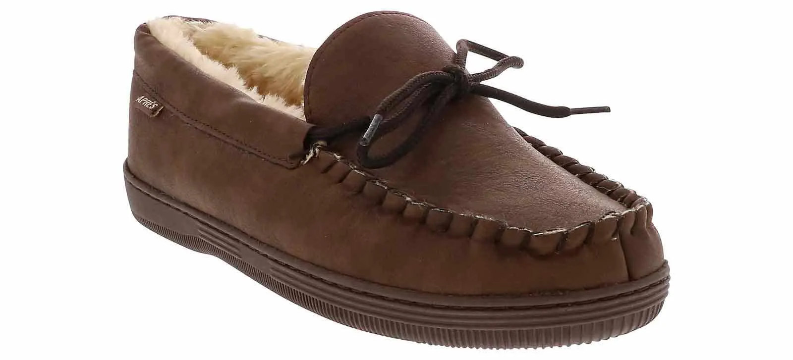 Lamo Classic Moc Waxed Men’s Wide-Width Comfort Slipper-