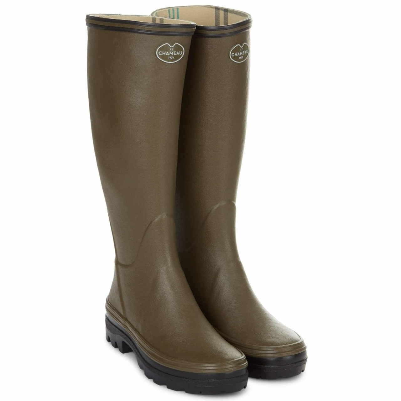 Le Chameau Giverny Wellington Boot Olive 7100