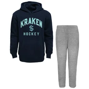 Lids Toddler Navy/Heather Gray Seattle Kraken Play by Pullover Hoodie & Pants Set