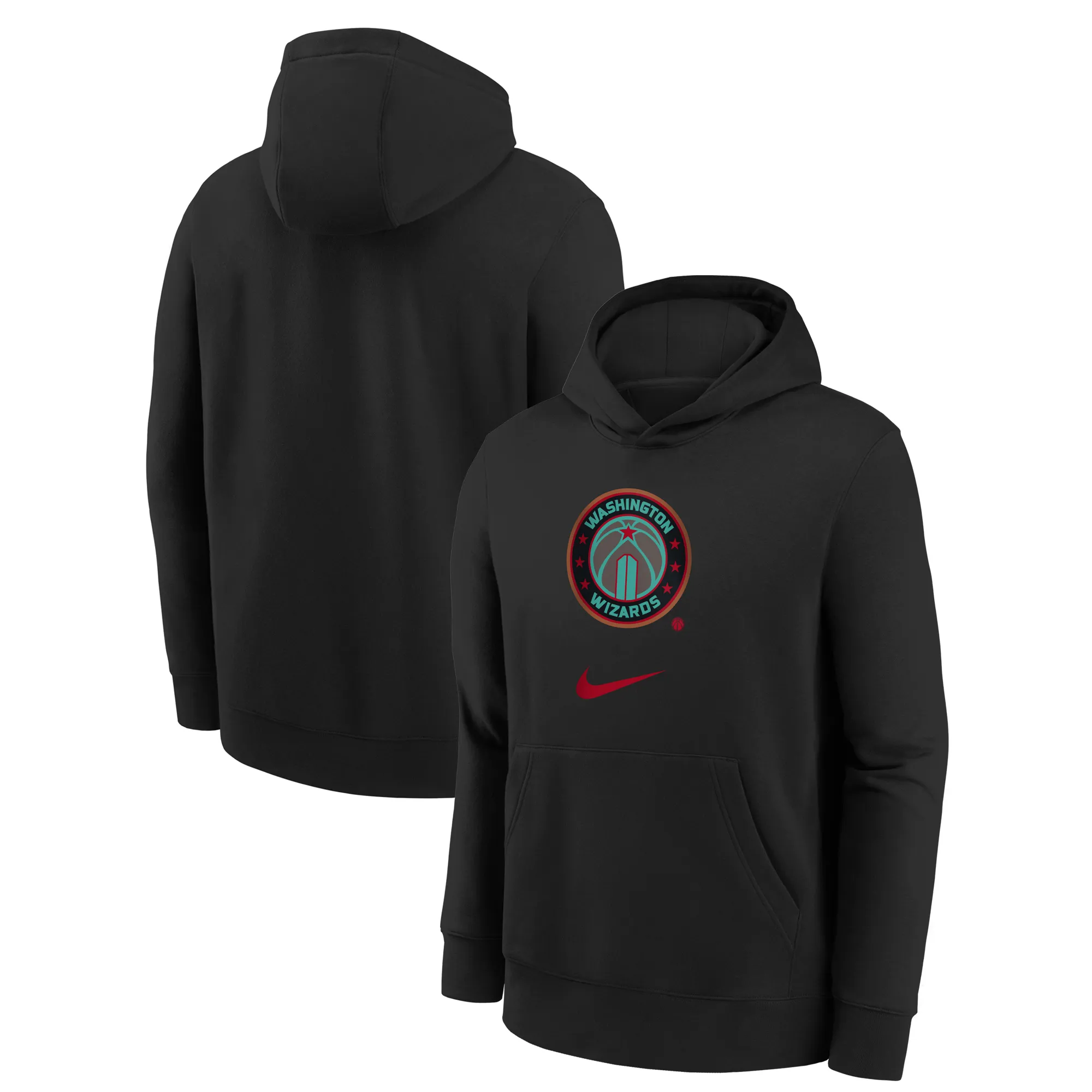 Lids Youth Nike Black Washington Wizards 2023/24 City Edition Essential Pullover Hoodie