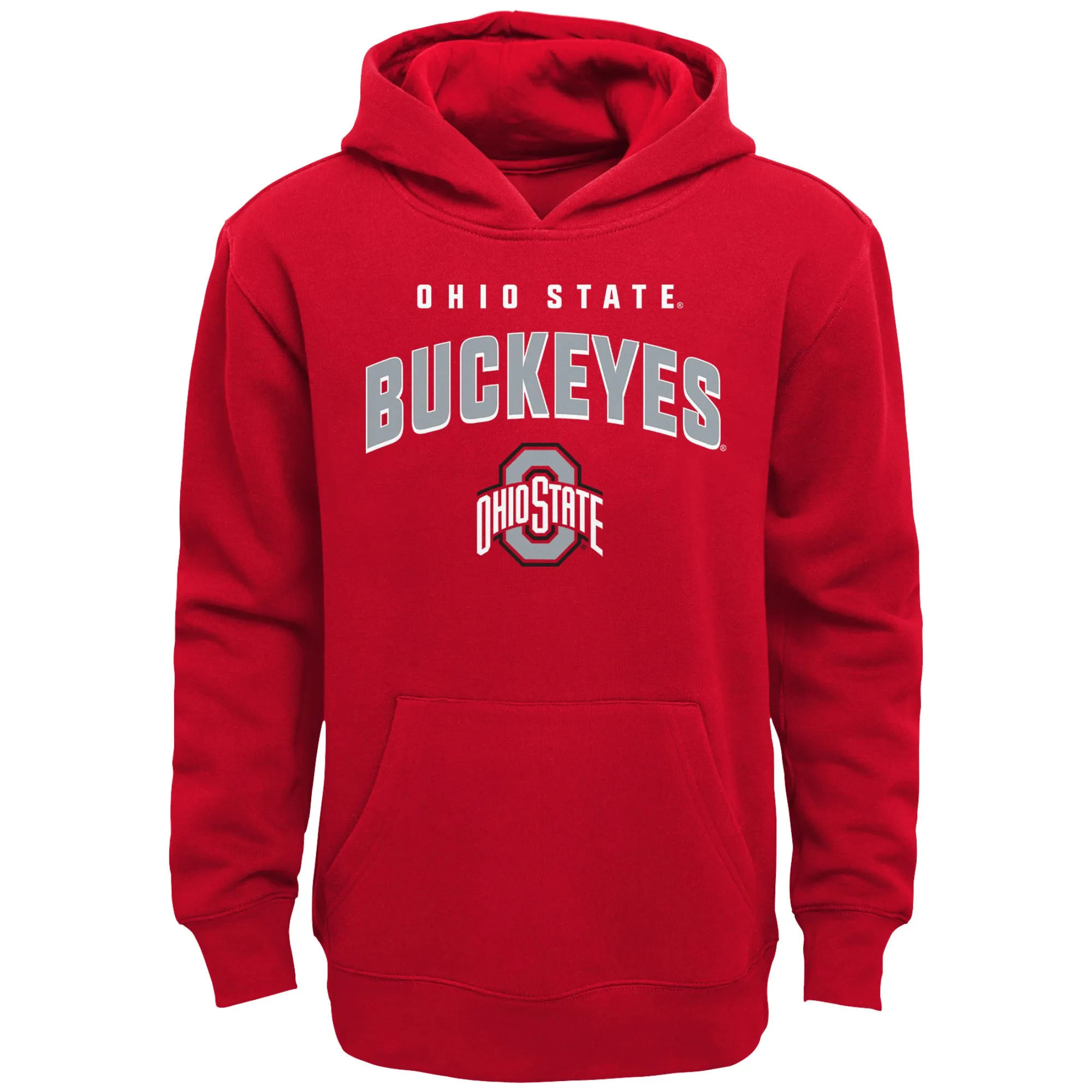 Lids Youth Scarlet Ohio State Buckeyes Stadium Classic Pullover Hoodie