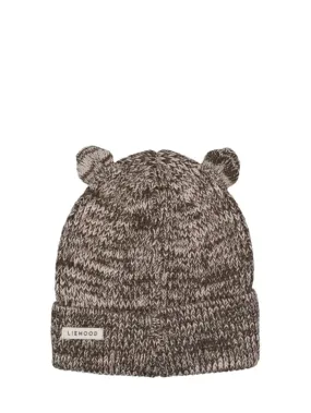 Liewood   Organic cotton knit hat w/ ears 