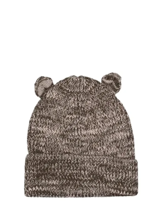 Liewood   Organic cotton knit hat w/ ears 