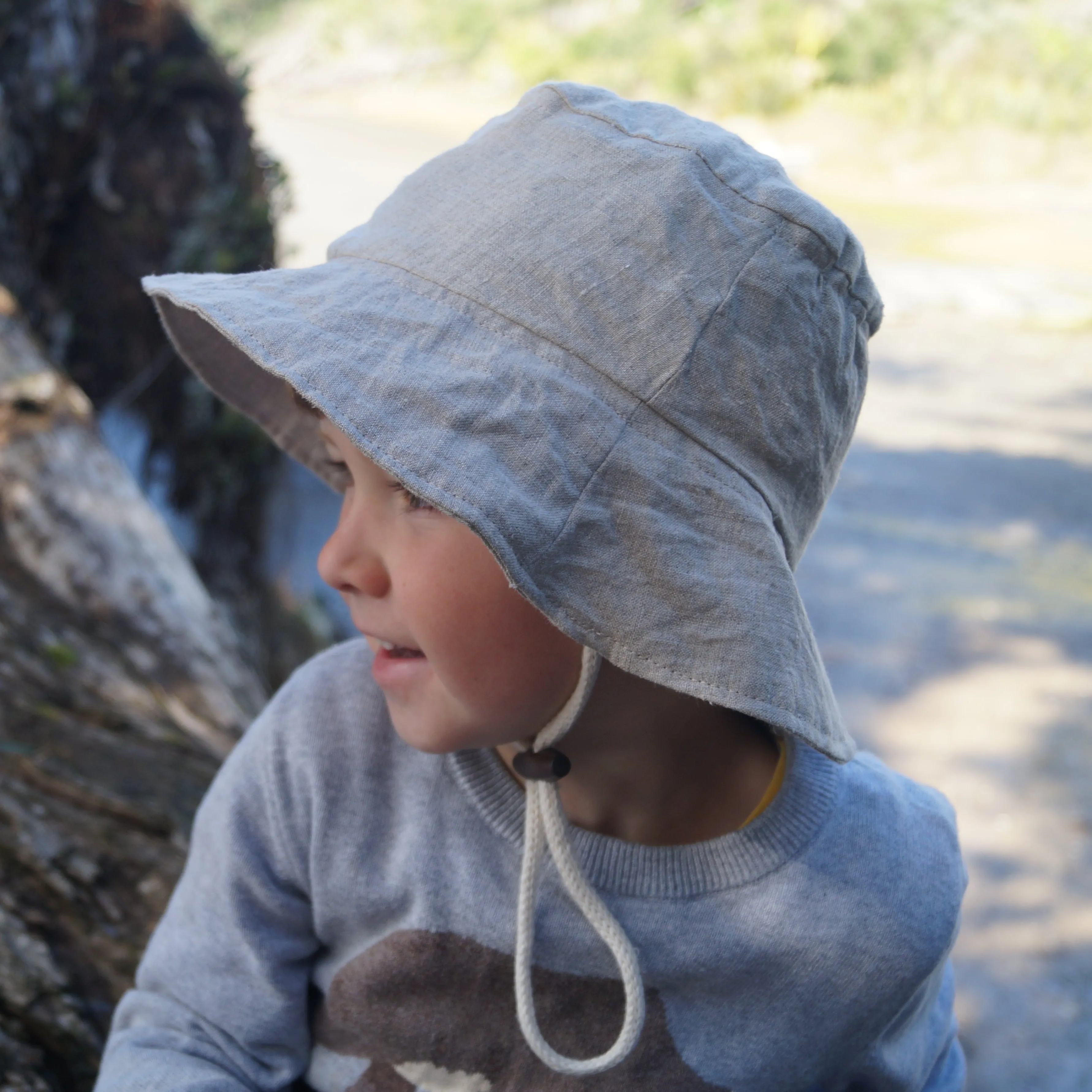 Linen Bucket Hat - Rye