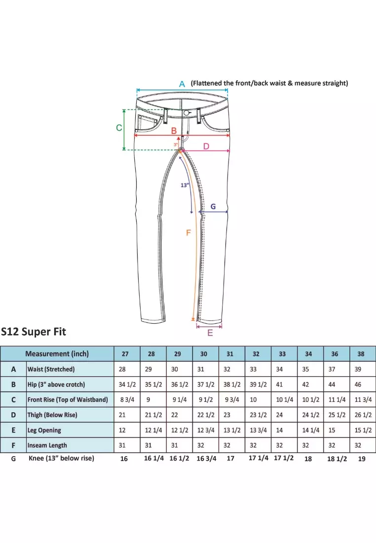 Lois LOIS S12 SUPER FIT DENIM JEANS